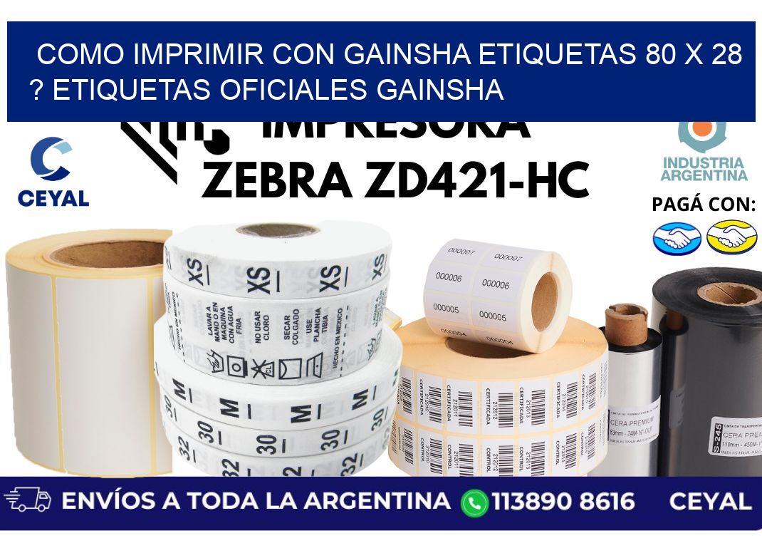 como imprimir con gainsha etiquetas 80 x 28 ? etiquetas oficiales gainsha