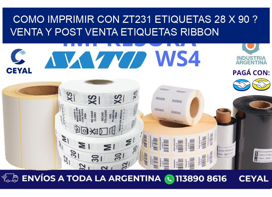 como imprimir con zt231 etiquetas 28 x 90 ? Venta y post venta etiquetas ribbon