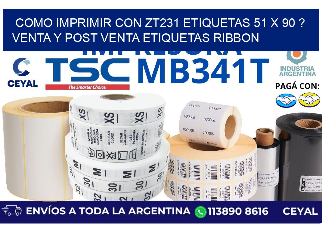 como imprimir con zt231 etiquetas 51 x 90 ? Venta y post venta etiquetas ribbon