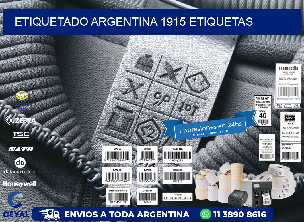 etiquetado argentina 1915 etiquetas