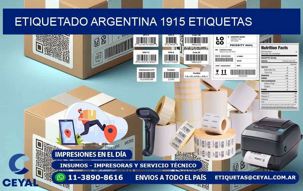 etiquetado argentina 1915 etiquetas