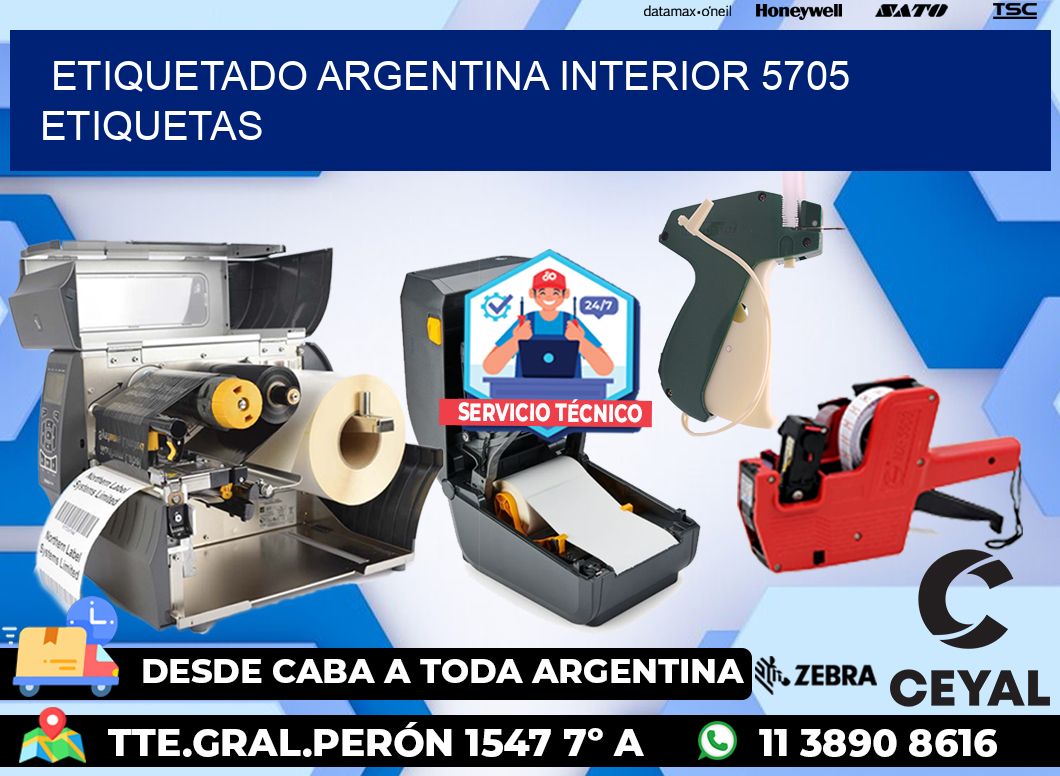etiquetado argentina interior 5705 etiquetas