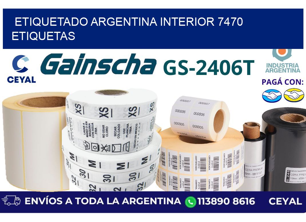 etiquetado argentina interior 7470 etiquetas