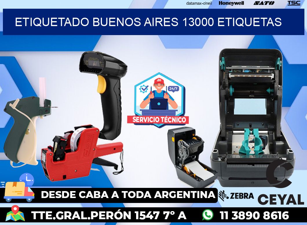 etiquetado buenos aires 13000 etiquetas