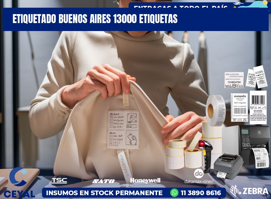 etiquetado buenos aires 13000 etiquetas