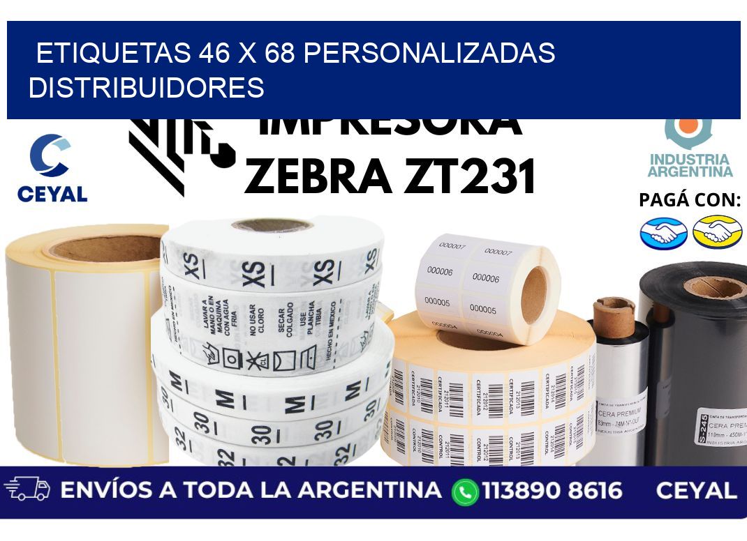 etiquetas 46 x 68 personalizadas distribuidores