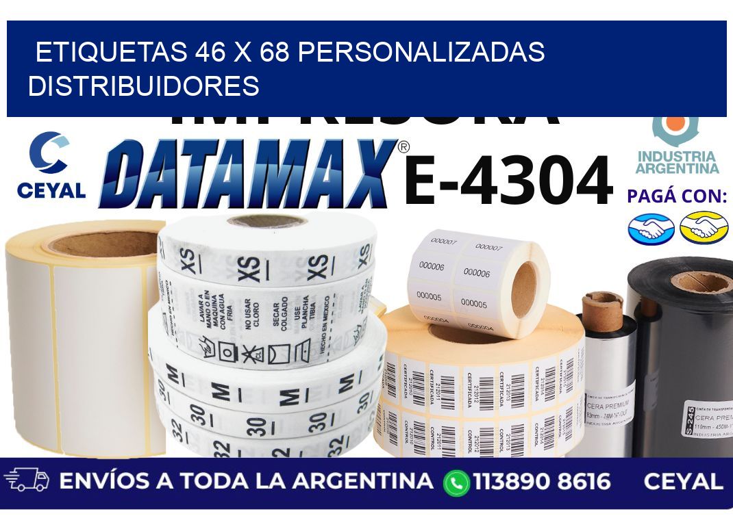 etiquetas 46 x 68 personalizadas distribuidores