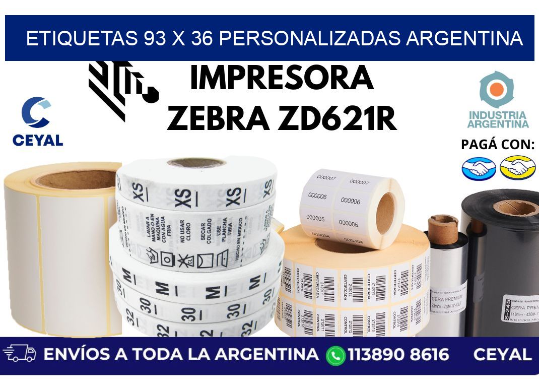 etiquetas 93 x 36 personalizadas argentina