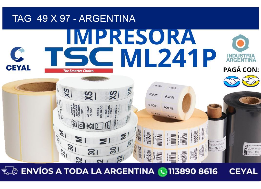 tag  49 x 97 – Argentina