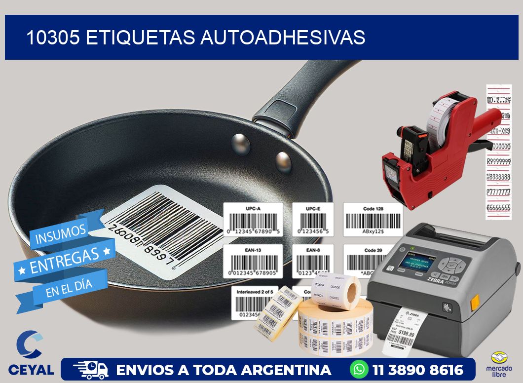 10305 etiquetas autoadhesivas