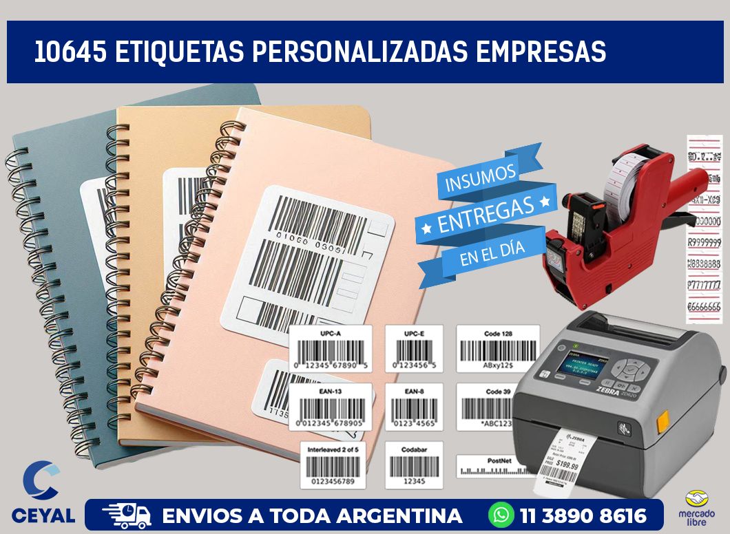 10645 Etiquetas personalizadas empresas