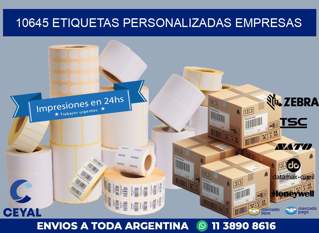 10645 Etiquetas personalizadas empresas