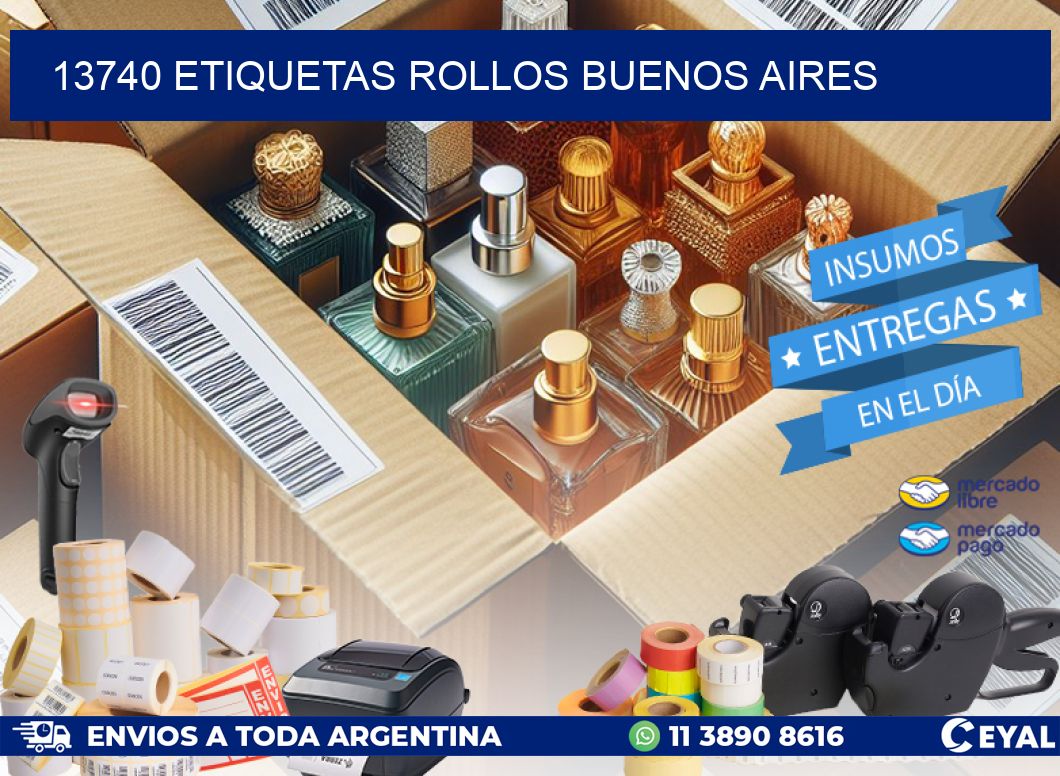 13740 etiquetas rollos buenos aires