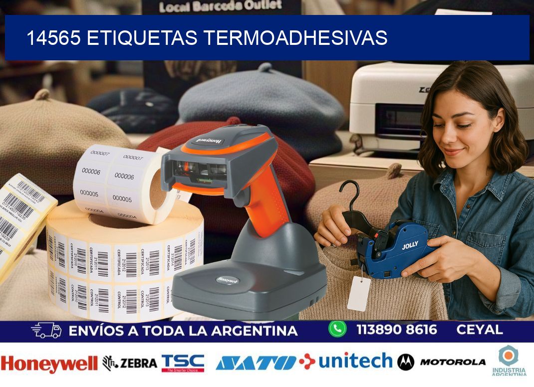 14565 etiquetas termoadhesivas
