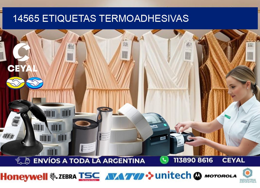 14565 etiquetas termoadhesivas