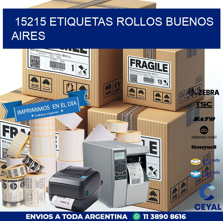 15215 etiquetas rollos buenos aires