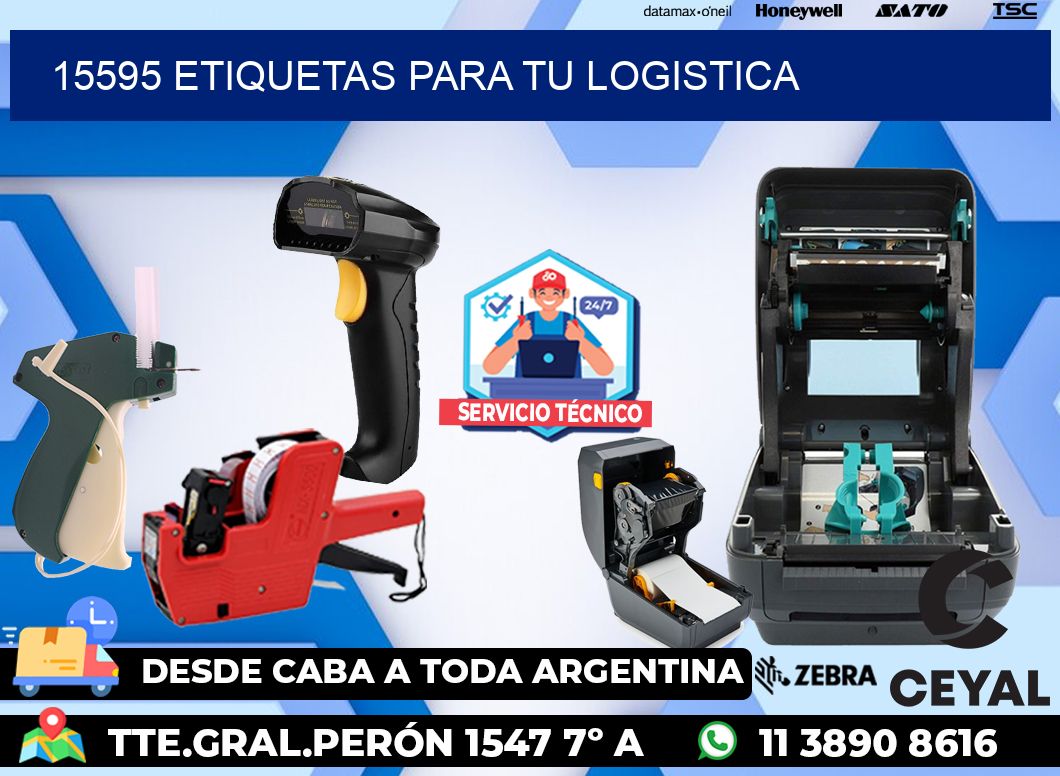 15595 etiquetas para tu logistica