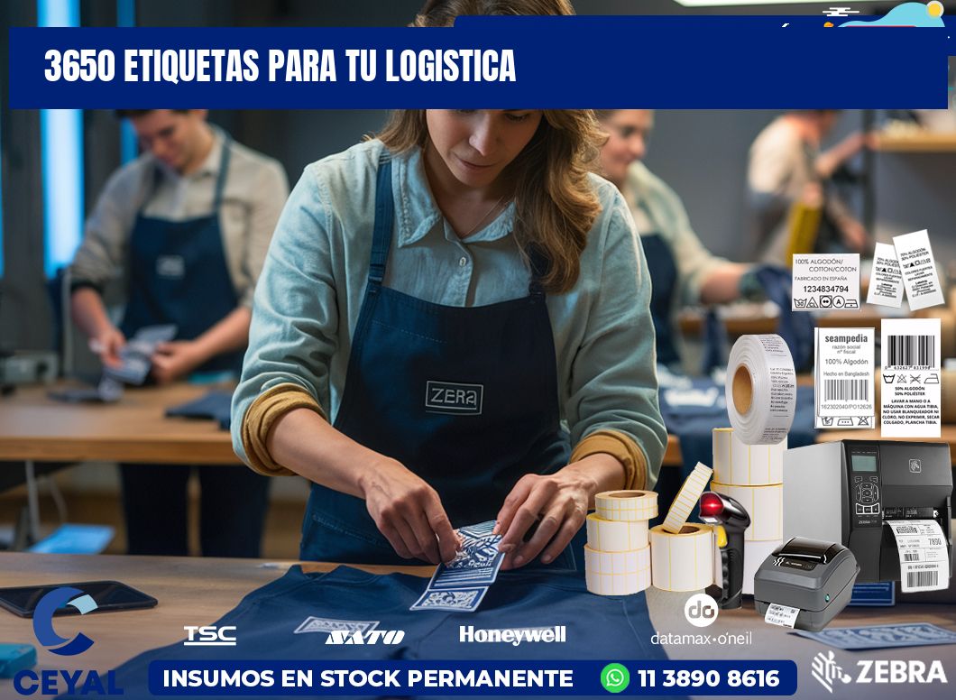 3650 etiquetas para tu logistica