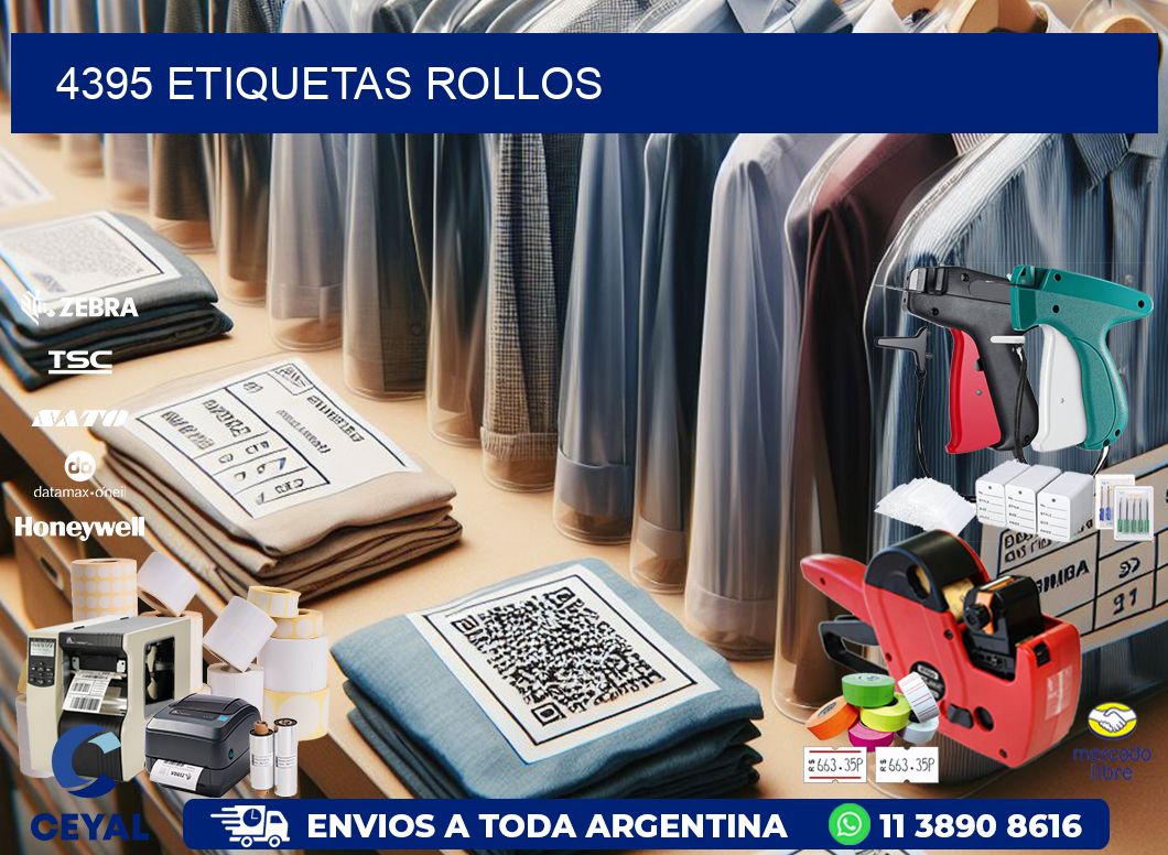 4395 Etiquetas rollos