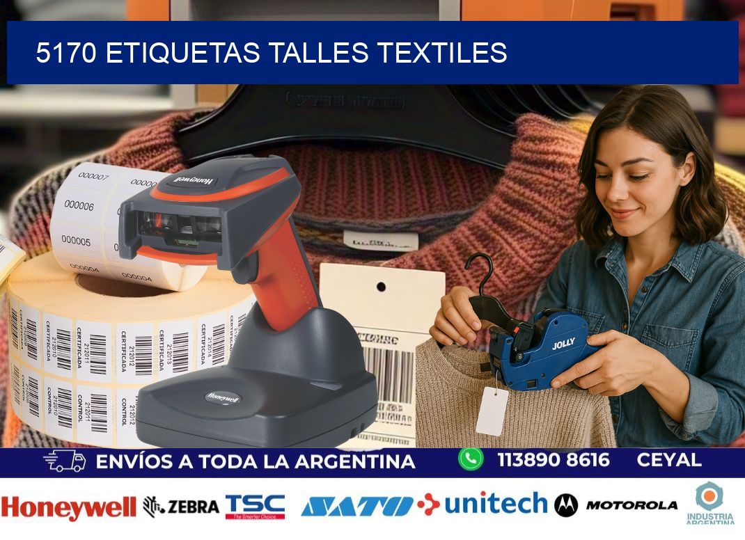 5170 ETIQUETAS TALLES TEXTILES