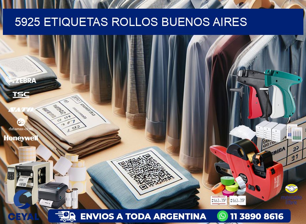 5925 etiquetas rollos buenos aires