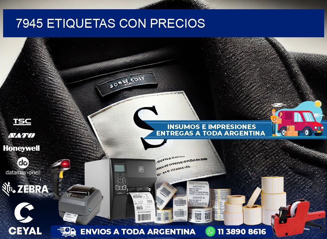 7945 etiquetas con precios