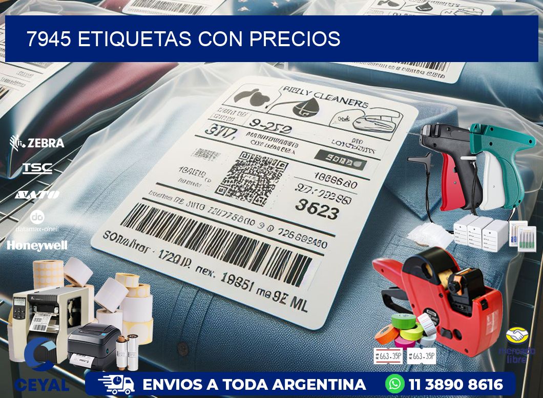 7945 etiquetas con precios