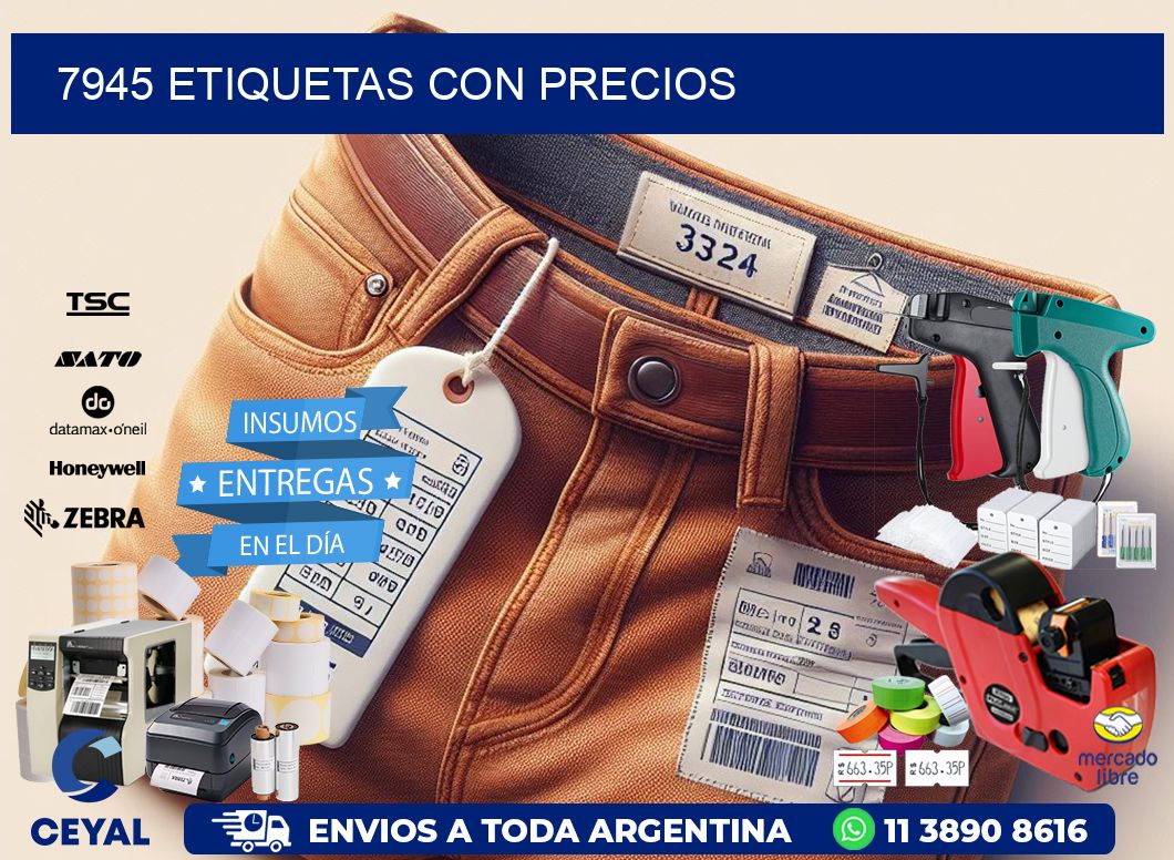 7945 etiquetas con precios