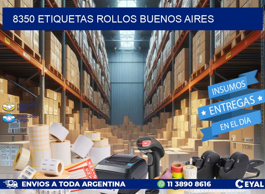 8350 etiquetas rollos buenos aires