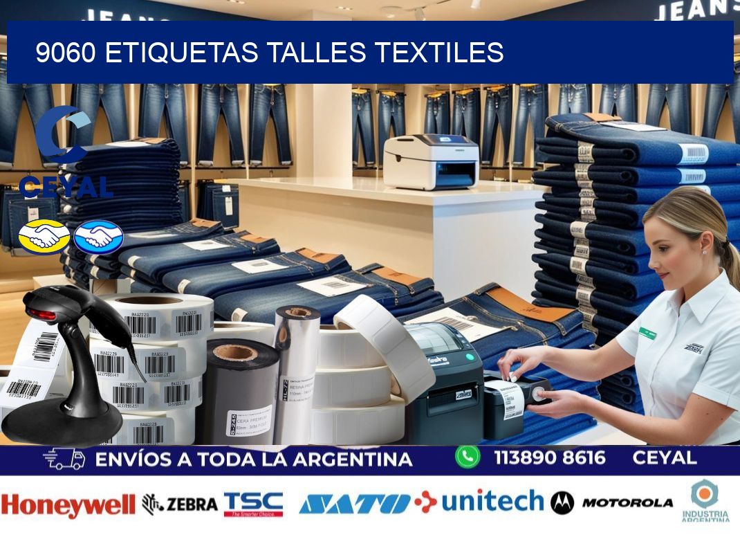 9060 ETIQUETAS TALLES TEXTILES