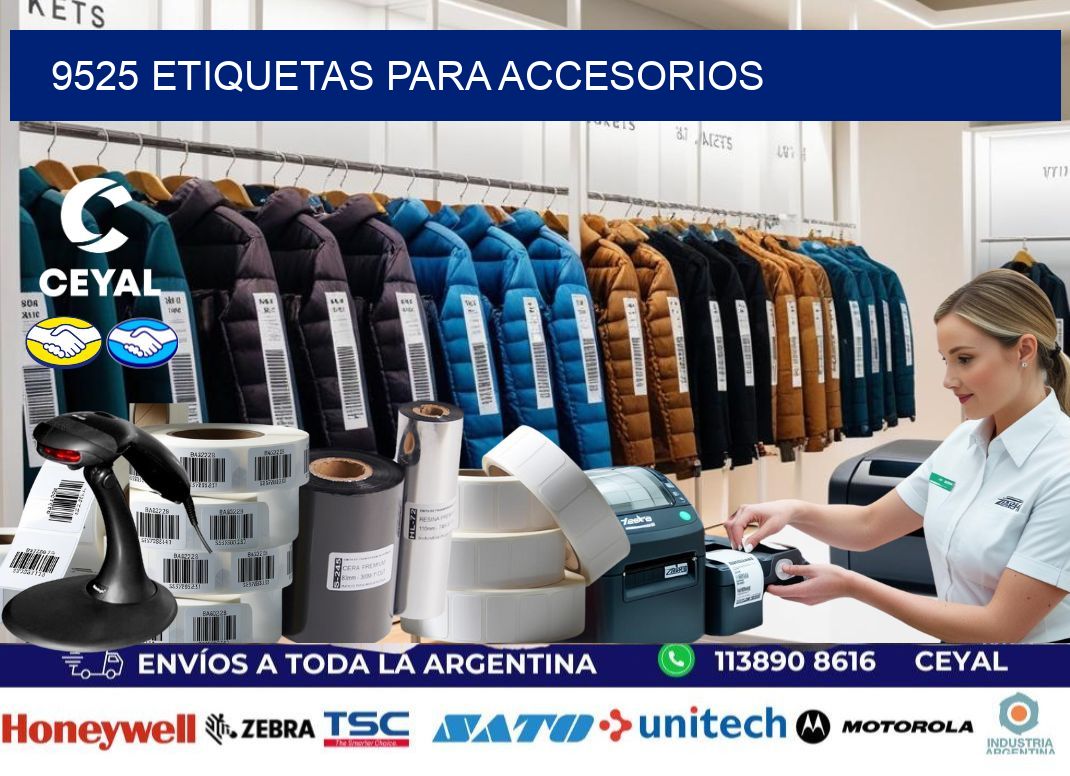 9525 Etiquetas para accesorios