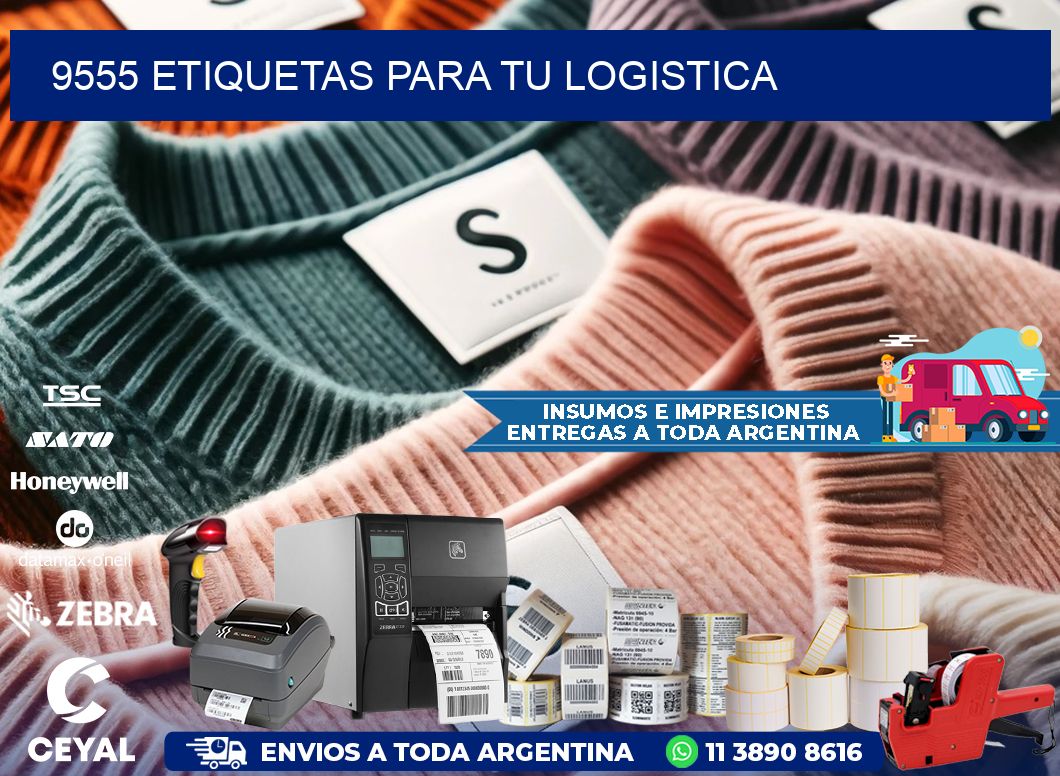 9555 etiquetas para tu logistica