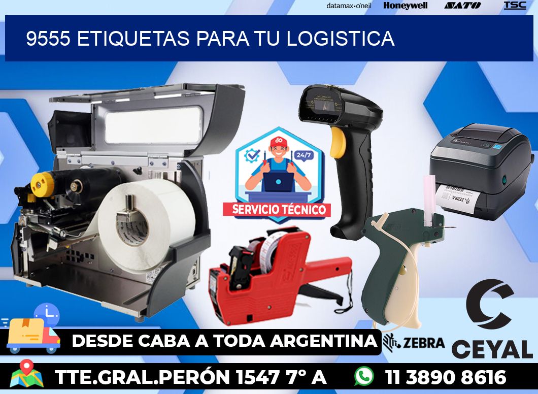 9555 etiquetas para tu logistica