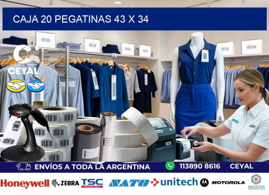 CAJA 20 PEGATINAS 43 x 34