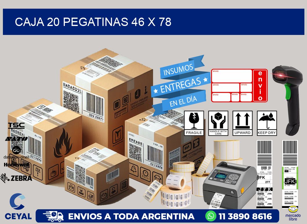 CAJA 20 PEGATINAS 46 x 78
