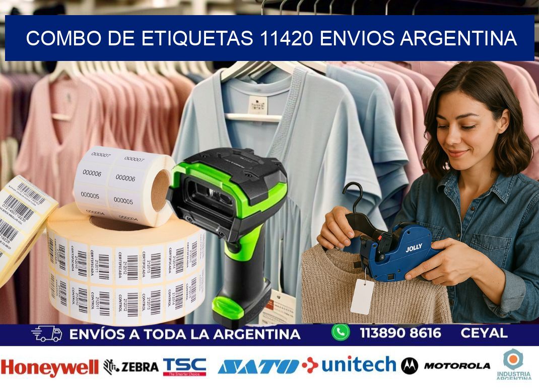 Combo de etiquetas 11420 ENVIOS ARGENTINA