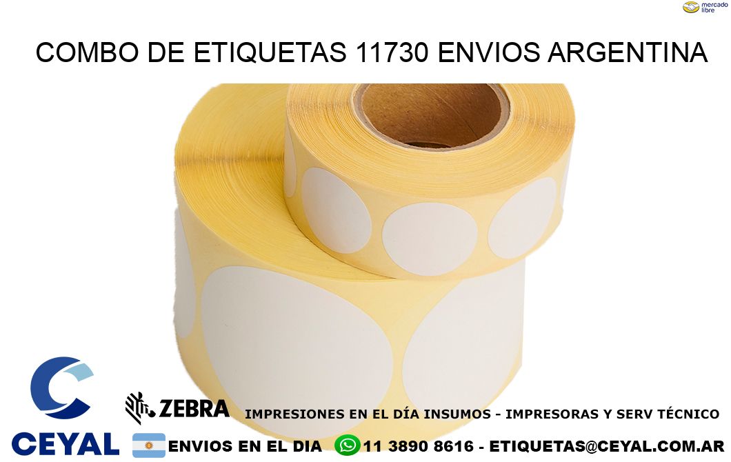 Combo de etiquetas 11730 ENVIOS ARGENTINA
