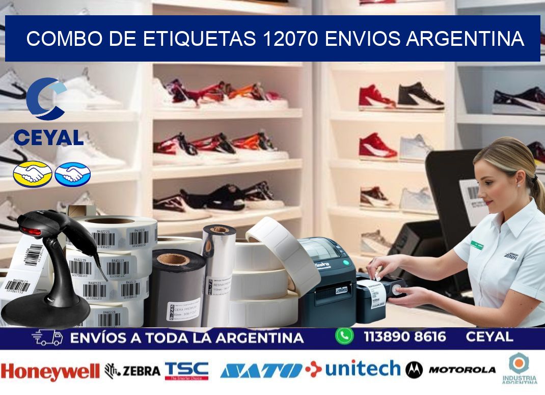 Combo de etiquetas 12070 ENVIOS ARGENTINA