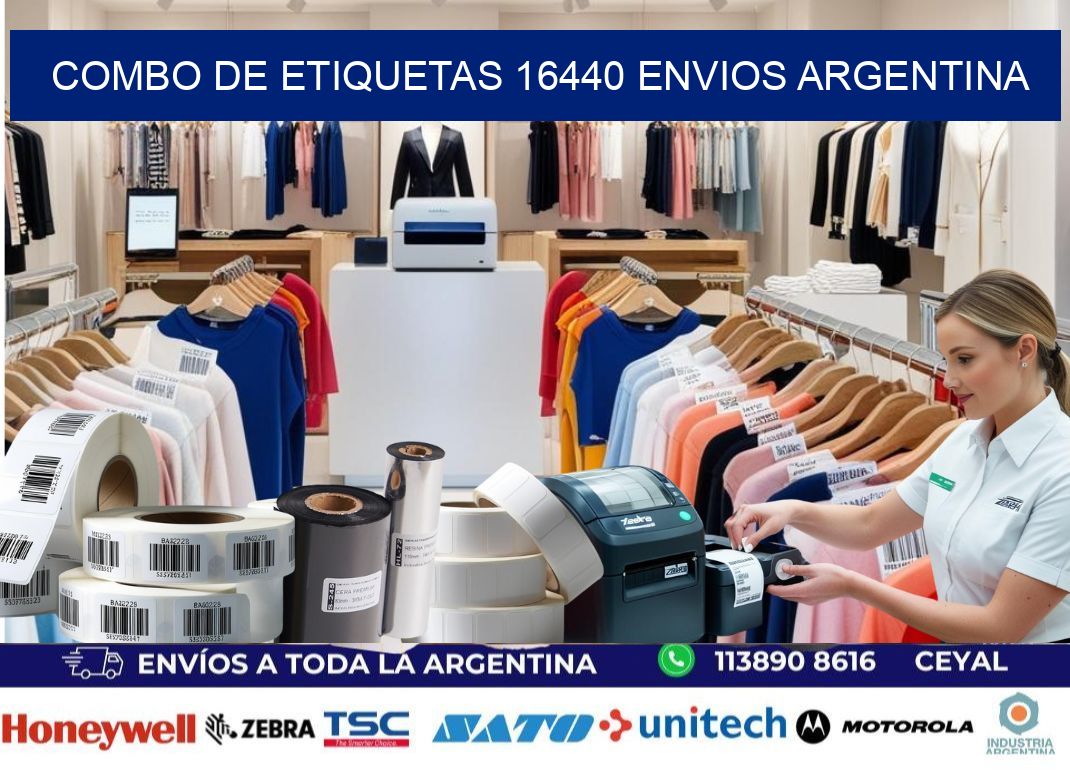 Combo de etiquetas 16440 ENVIOS ARGENTINA