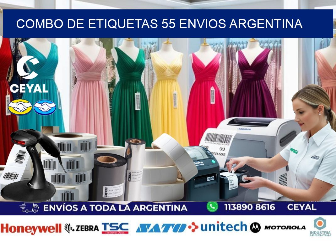Combo de etiquetas 55 ENVIOS ARGENTINA