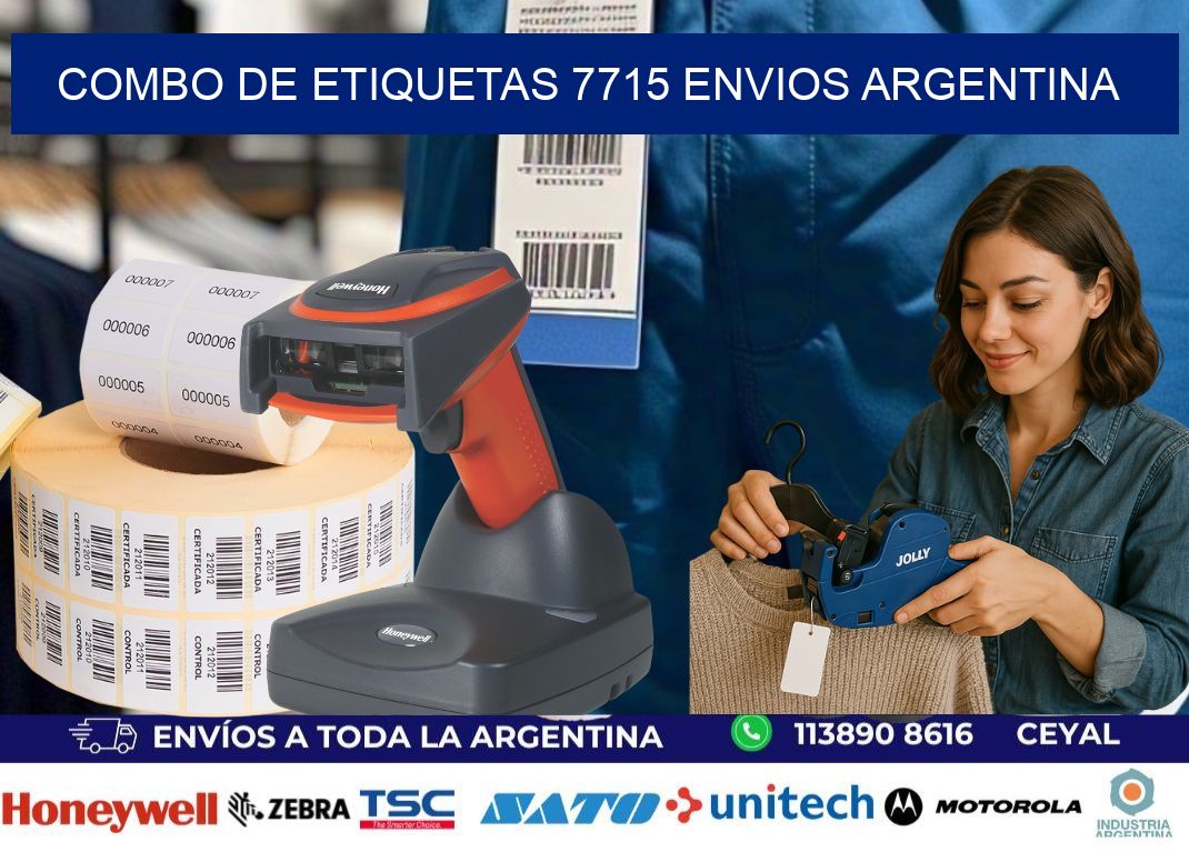 Combo de etiquetas 7715 ENVIOS ARGENTINA