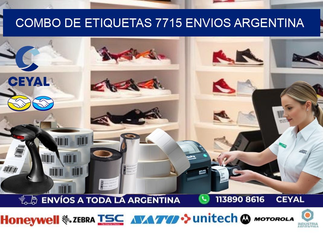 Combo de etiquetas 7715 ENVIOS ARGENTINA