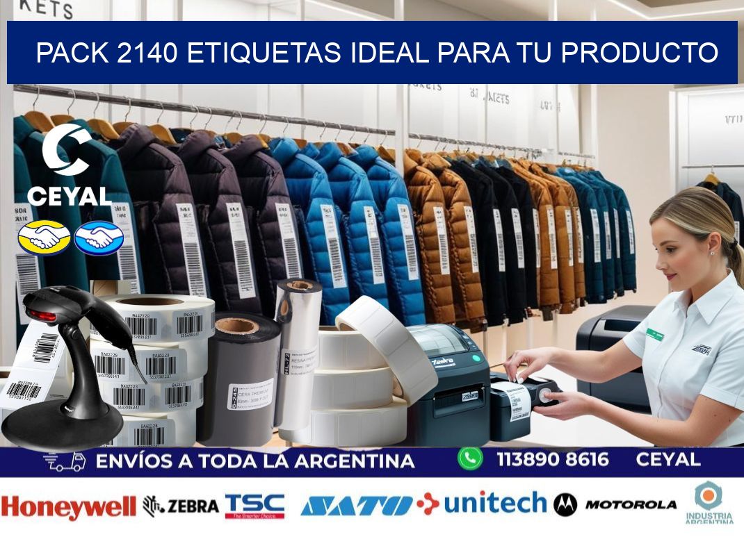 Pack 2140 etiquetas ideal para tu producto