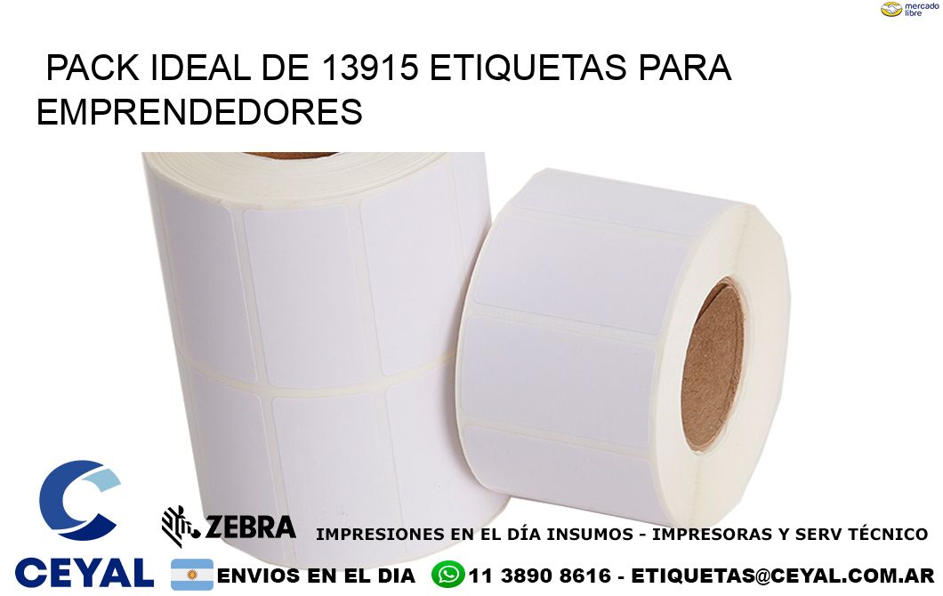 Pack ideal de 13915 etiquetas para emprendedores