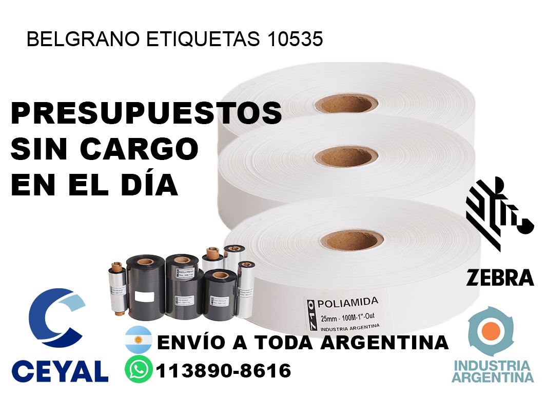 Belgrano etiquetas 10535