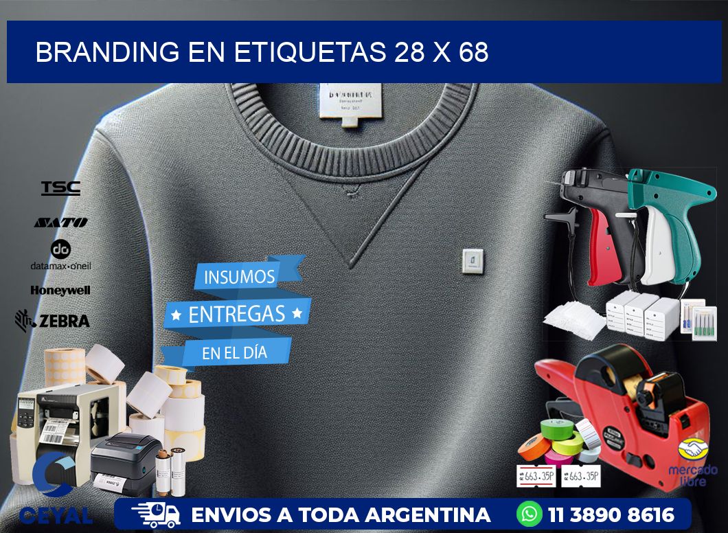 Branding en etiquetas 28 x 68