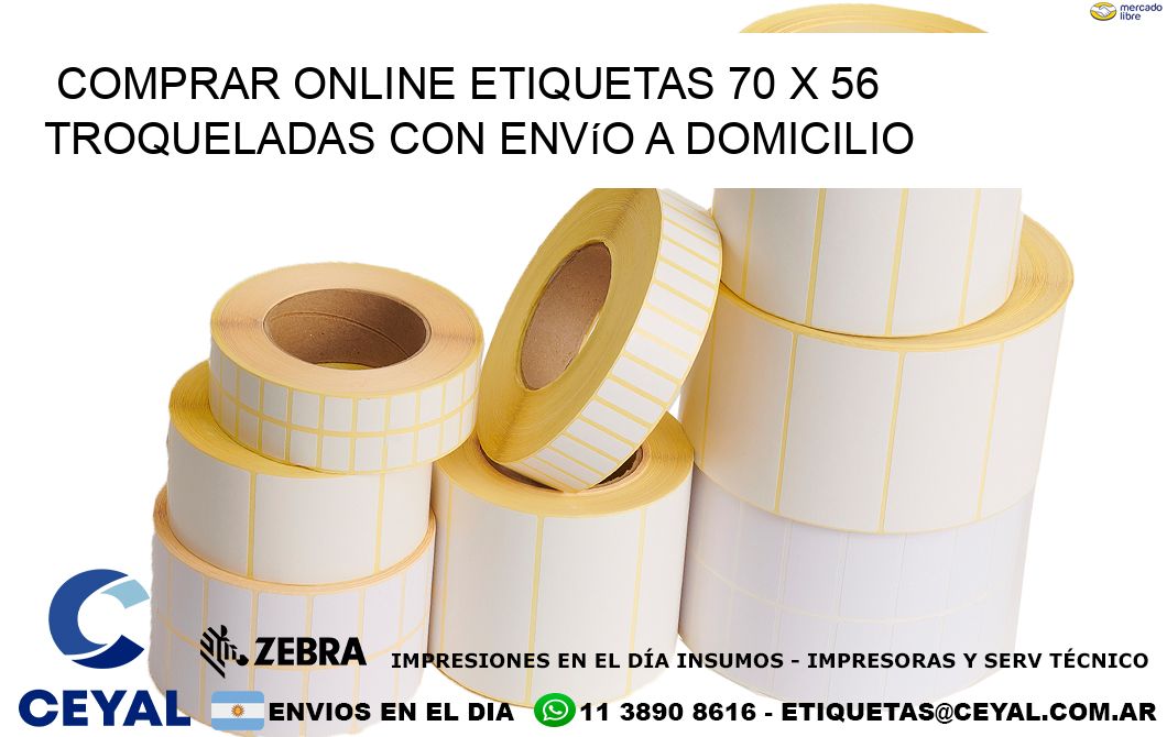 Comprar online etiquetas 70 x 56 troqueladas con envío a domicilio
