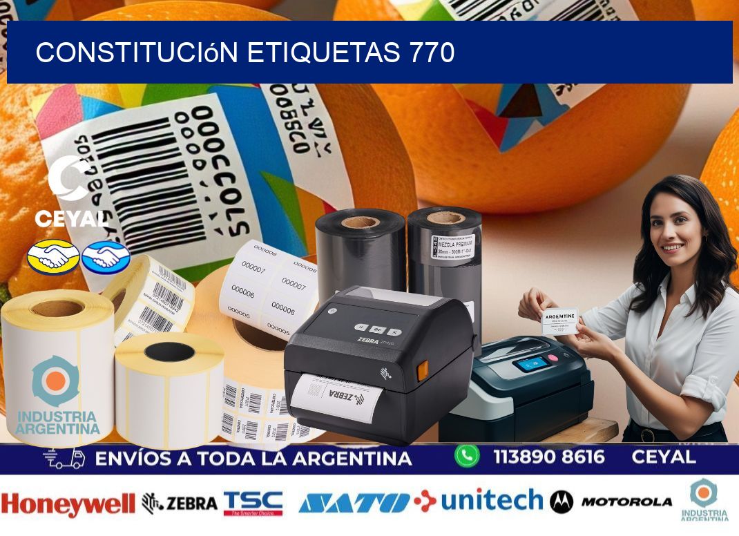 Constitución etiquetas 770