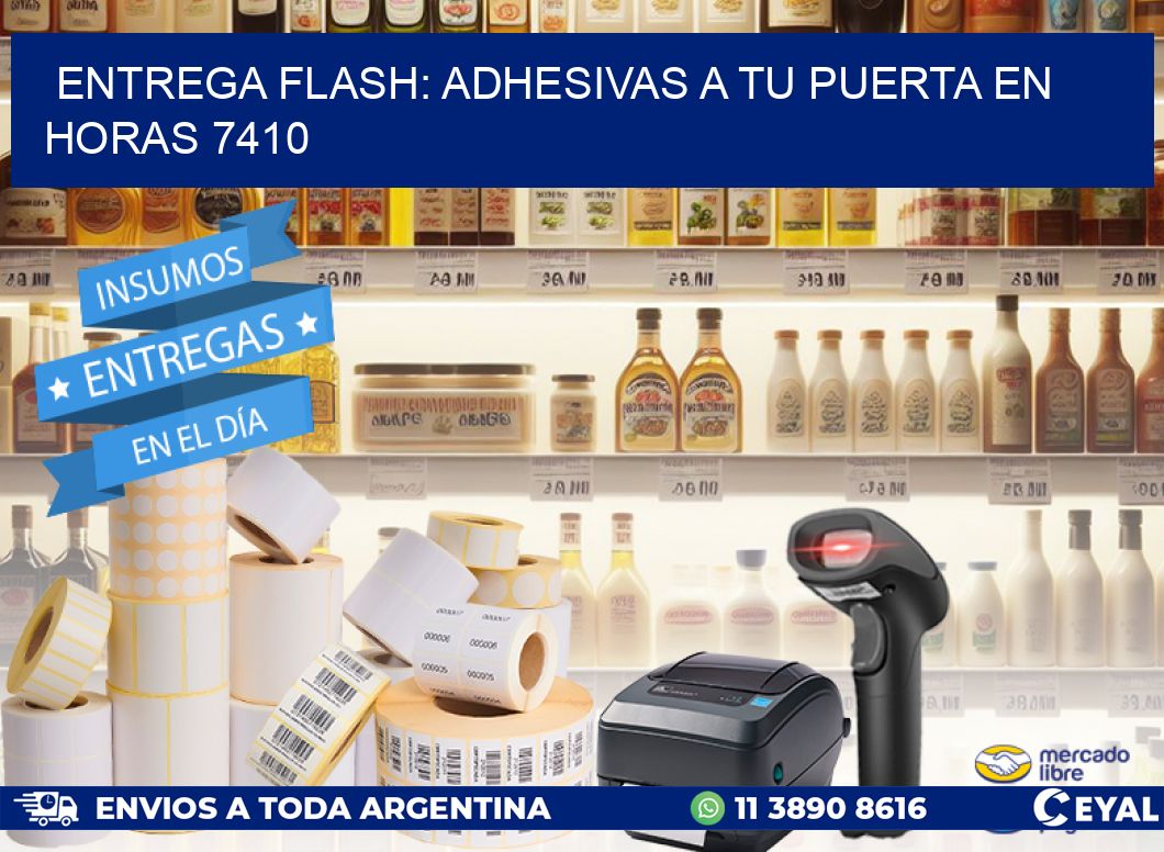 Entrega Flash: Adhesivas A Tu Puerta en Horas 7410