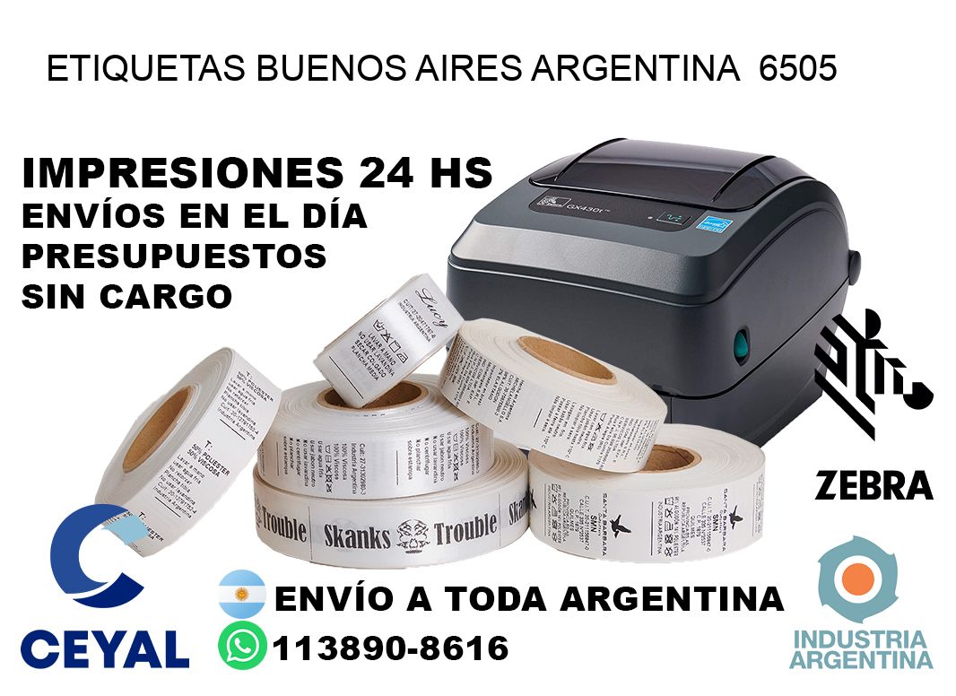 Etiquetas Buenos Aires Argentina  6505